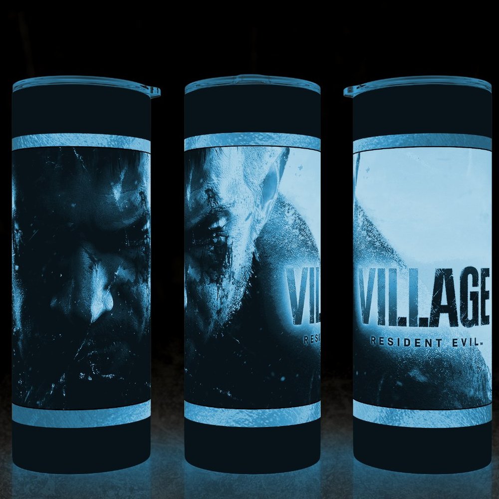 Resident Evil Village Glow in the Dark Tumbler 20oz